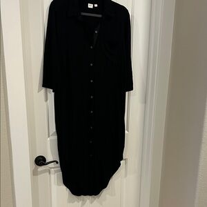 GAP Women's Black Midi Dress